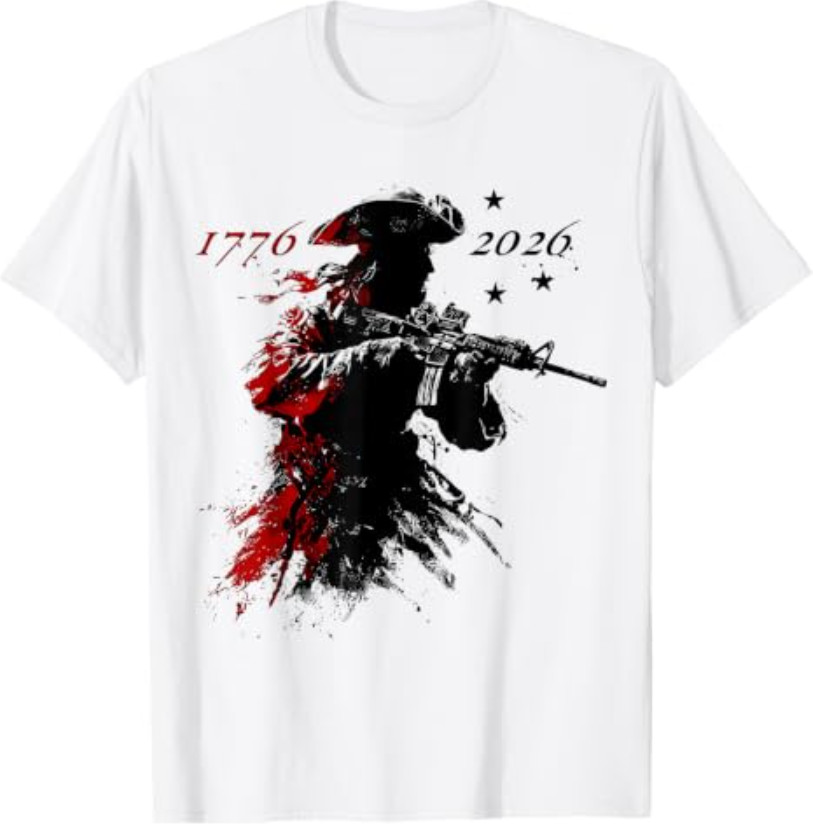 evolutionary Soldier US Flag USA 250th T-Shirt