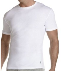 3 POLO RALPH LAUREN MENS 1XL TO 4XL BIG & TALL WHITE BLACK STRETCH CREW T-SHIRTS