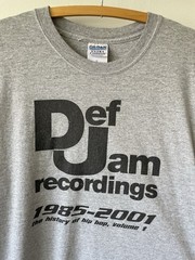 Vintage 2001 Def Jam Recordings Hip Hop Volume 1 T-Shirt Grey Mens XL