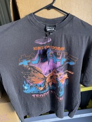 Teddy Fresh x Godzilla Ghidorah Black OverSized T-Shirt Limited Edition