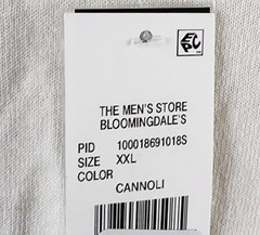The Men’s Store at Bloomingdale’s Cashmere Blend Sweater Tee XXL Cannoli S/S