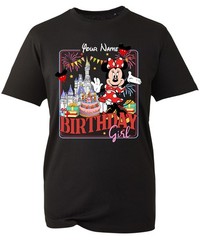Personalized Mickey and Friends Birthday T-Shirt, Birthday Family Matching Shirt