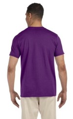 Gildan 64000 Softstyle T-Shirt Unisex Small Blank Tee Purple New