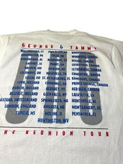 Vintage George & Tammy Shirt Large Country USA Reunion Tour 1995 Single Stitch