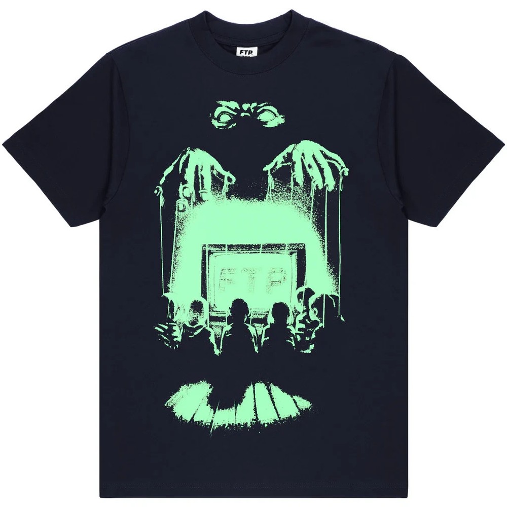 FTP Glow-in-the-dark Puppeteer Tee Size Large Navy – Brand New