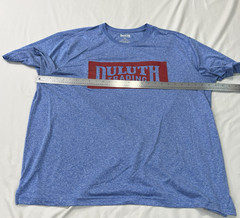 Duluth Trading Co Shirt Mens 2XL XXL Blue Stretch Breathable Tee Logo EUC