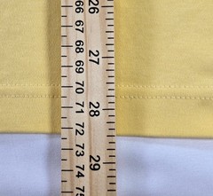 Lands End Mens XL Mock Turtleneck Super T Cotton Yellow