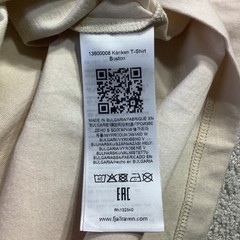 Fjallraven Kanken T-shirt Boston Chalk White Organic Cotton Unisex Size XXL NWT
