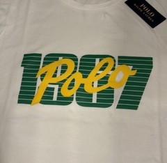 Polo Ralph Lauren Big and Tall Men’s T-Shirt White Green Yellow New