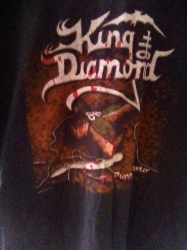 KING DIAMOND/ PUPPET MASTER TOUR SHIRT. Rare XL