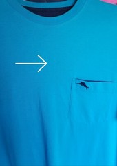 TOMMY BAHAMA Pull-On Bali Skyline T-Shirt CrewNeck Short Sleeve Pocket Logo Sz M