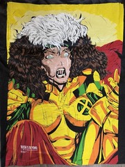 Rush X Beyond Rogue X Men Graphic T Shirt Marvel Anime Style L 21.5×26