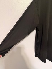 32 Degrees Cool Hoodie Tshirt Light Weight Black Rayon Feel Womans XL