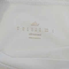 DAMAGED Adidas Halla Madrid White Medium Climacool Jersey T-Shirt