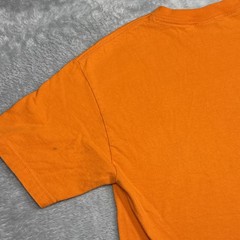 Vintage Ocean Pacific Snake Flame Shirt Men M Orange Color Bleed Faded Y2K
