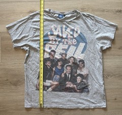 Saved By The Bell T Shirt Mens Large L Gray Retro 90s TV Show Cast Photo Graphic