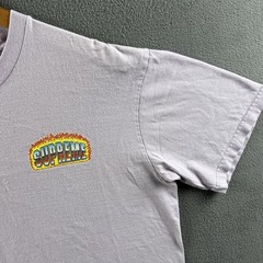 Supreme Shirt Mens Medium Light Purple Chrome Flames Vintage Box Logo Streetwear