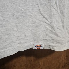 Vintage Dickies Shirt Mens XL Gray Faded Gradient Pocket Single Stitch