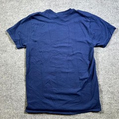 Hanes Perfect T-Shirt Mens L Blue Bud Light Official Beer Sponsor NFL Graphic
