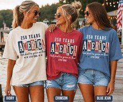 HOT!!! Christian American Flag Tee, 250 Years Anniversary USA Shirt
