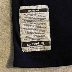 Carhartt FR Flame Resistant Work-Dry T-Shirt Mens 2XL Dark Navy Blue FRK008 DNY