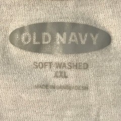 Old Navy Soft Washed Adult Unisex Shirt XXL Sea Salt Short Sleeve Tiger Head