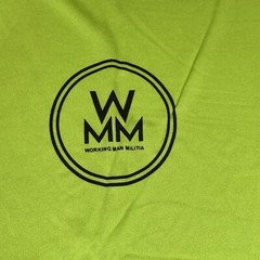 Working Man Militia Long Sleeve T-shirt Mens 4XL Green WMM Graphic Print Lion