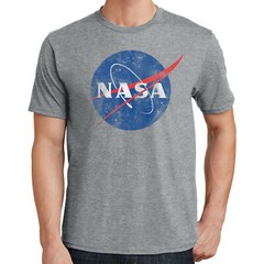 Vintage Nasa Meatball Logo Graphic T-Shirt Distressed NASA Meatball logo 815