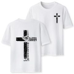 I Can Do All Things Through Christ T-Shirt Philippians 413 Christian Graphic Tee
