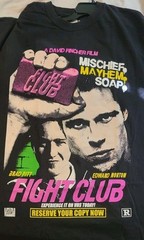 Fight Club Brad Pitt Rucking Fotten Movie Retro T-Shirt Shirt L Large