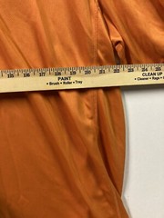 Pay Day Peanut Caramel Candy Bar Polo Button Down Shirt 3XL (Employee) Orange