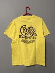 Vintage 90s Venezuela Jesus Religion T Shirt Sz L RARE VTG HANES BEEFY TAG