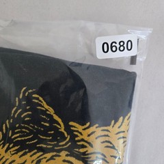 Maltese ATX Graphic T Shirt Black Acid Wash Dog Print Size Small