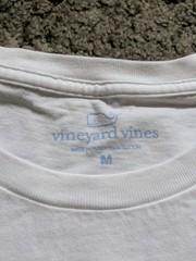 NWT Vineyard Vines Shirt Men’s Medium White Short Sleeve Box Logo Tee $45