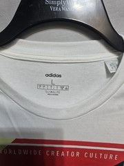 Adidas Worldwide Creator Culture Logo Mens White T-shirt Size Large