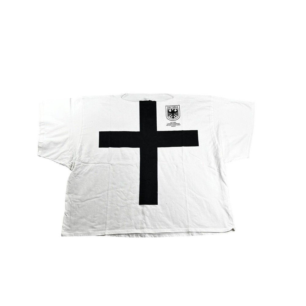 Kanye West Vultures Korea Listening Experience Oversized Boxy Tee White Size M