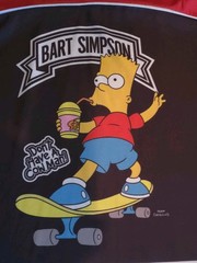 Bart Simpson Pullover Medium S/S #89 Jersey LOGO “Don’t have a cow Man” 20th
