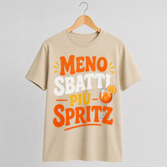 Less Bumps More Spritz Ironic Aperitif T-Shirt Men Women Unisex