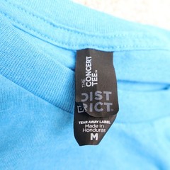 District San Diego California Surf Graphic T-Shirt Blue Size M