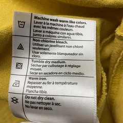 Carhartt T-Shirt Mens 4XL Mustard Yellow Loose Fit Long Sleeve Chest Pocket Logo