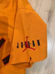 [Vintage] Rare 90s Nike Air Jordan Orange MJ 23 Baseball Jersey