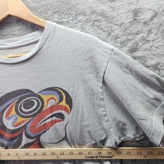 Native Northwest Canada Pacific Northwest Indigenous Art Eagle Graphic T Shirt L