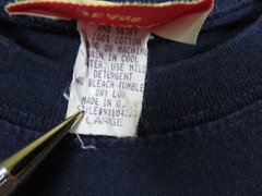 VTG World Class Denim Lawman Jeans Boot cut made in USA T-Shirt L