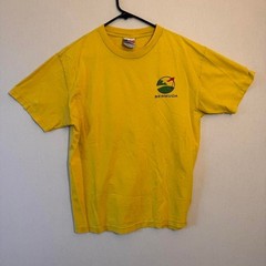 Vintage 90s Bermuda Golf Tee Yellow Graphic T-Shirt – Made in USA – Size L