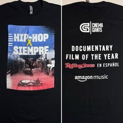 Adult Small Hip-Hop Siempre Documentary T-Shirt Rolling Stone Film Of The Year S