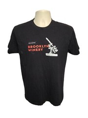 2018 Harvest Brooklyn Winery Adult Medium Black TShirt