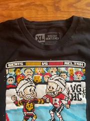 Violent Gentlemen Hockey Club Collab Series Relish Brand Tee Nintendo Size L/XL