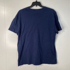 Polo Ralph Lauren Mens V Neck T Shirt XL XG TG Navy Blue Red Embroidered Pony
