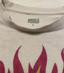 Brisco Brands “Everything Is Fine” Skull Distressed T Shirt. Vintage. Size Large