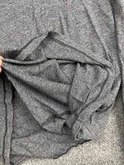 Velvet Men Shirt Mens XL Heather Gray Long Sleeve Crewneck Tri-Blend Made in USA